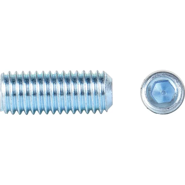 Navojni čep M12 x 1.5 x 12 mm 45H pocinčani čelik, DIN916