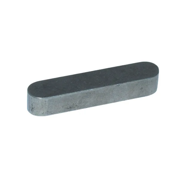 Kajla 10 x 8 x 36 mm, DIN6885A, Svijetli čelik, DIN6885-A