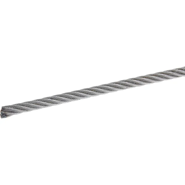 Sajla čelik 216WS Dm 14mm 6x36WS+SC križno namotan desno 1m Svijetli čelik, DIN3064