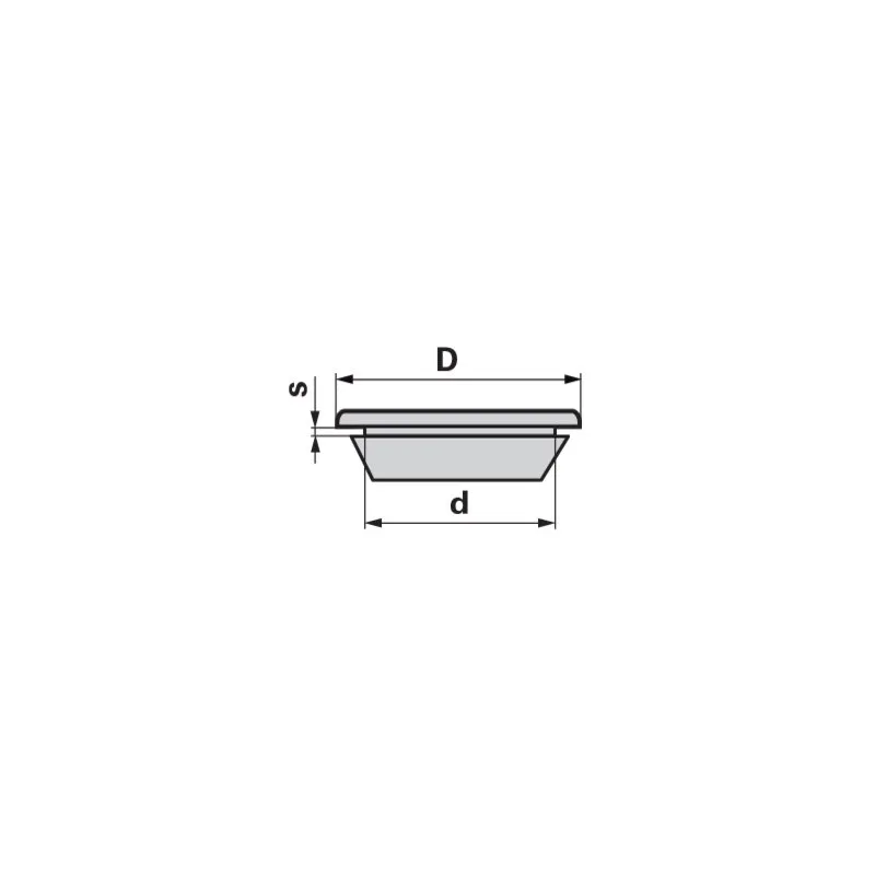 Gumeni čep kuglasto, Dm 45,0 mm, 0,8-2 mm Gumeni čep kuglasto, Dm 45,0 mm, 0,8-2 mm
