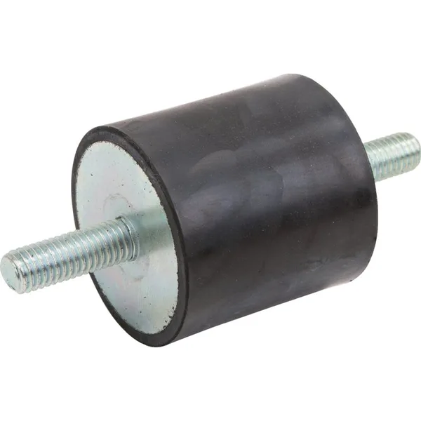 Ublaživač gumeno metalni Dm 15x10 mm, 2x vanjski navoj M4x10 2x Aussengewinde M4 x 10 mm