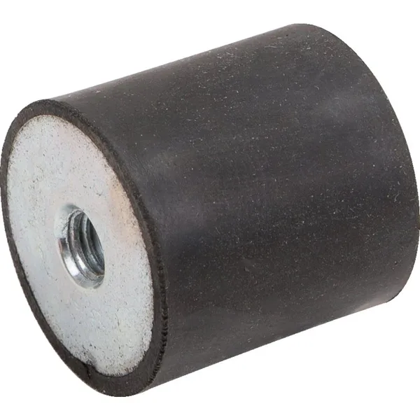 Odbojnik-guma/metal tip 5, promjera 10 x 15 mm, cilindričan 1x unutarnji navoj M4 x 4 mm