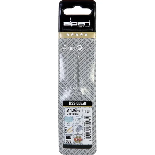 Svrdlo čelik HSS Cobalt 7.0 mm, DIN338 RN, 1 komad HSS, DIN338 RN