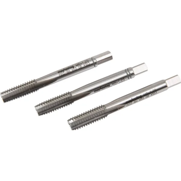 Set svrdla s navojem 3 komada, HSS M16 x 2,0, brušeni prema DIN352