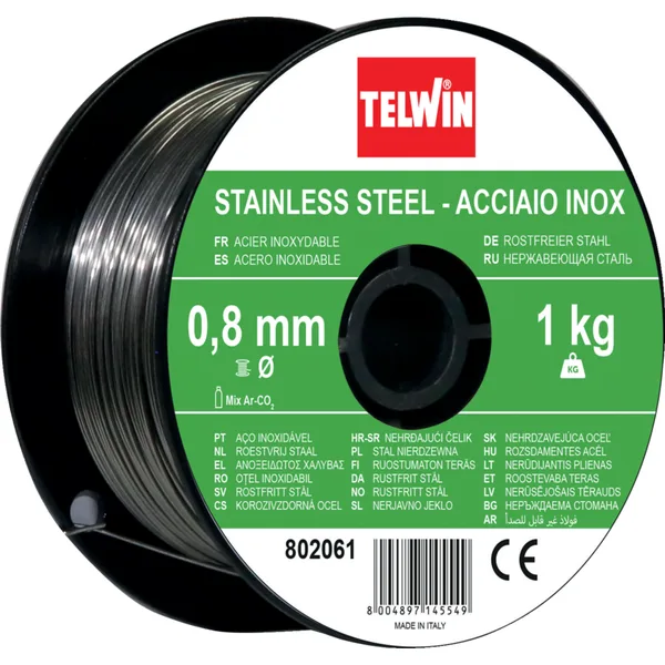 Žica za zavarivanje Nehrđajući čelik 0,8 mm, 1,0 kg