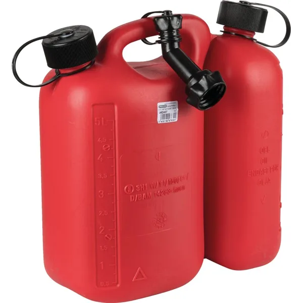 Dvostruki spremnik 5,5 litara i 3 litre, crvena proizvođača Oregon